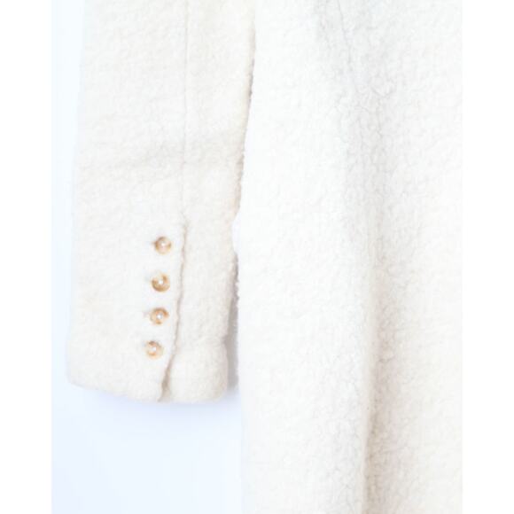 Marina Moscone Collective Off-white faux Shearling Coat - Picture 10 of 11